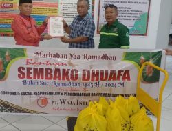 Momen Bulan Ramadhan,  PT. WAJA INTI LESTARI  Menebar Kebaikan Sejauh Kaki Melangkah