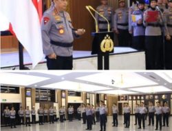 16 PATI POLRI Naik Pangkat, Upacara di Pimpin KAPOLRI