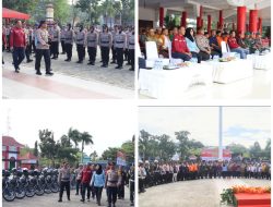 Kapolres Kolaka Pimpin Apel Gelar Pasukan Operasi Mantap Praja Anoa 2024