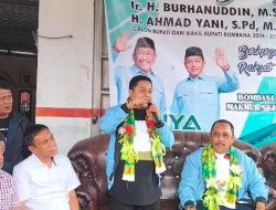 Ribuan Masyarakat Sambut Burhanuddin dan Ahmad Yani, Bacalon Bupati Bombana