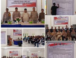 Polsek Watubangga Gelar Deklarasi Pilkada Damai Bersama Empat Camat dan Penyelenggara Pemilu