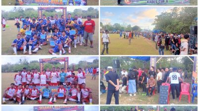 Babak Final Kades Cup II Desa Timbala Berakhir, Ini Juara dan Top Scorernya