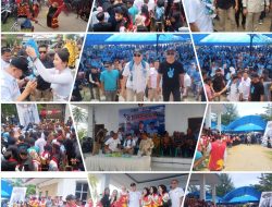 Kampanye di Pantai Kalomang Watubangga 5000 Simpatisan Hadir, ASR : “Seorang Prajurit Tidak Akan Khianati Mandat Rakyat”