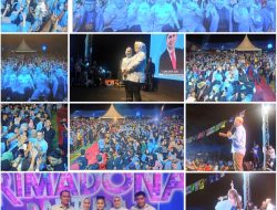 Kampanye Pasangan Cabup-Cawabup Kolaka Tagline BERAMAL, Puluhan Ribu Simpatisan Penuhi Lapangan SP-3