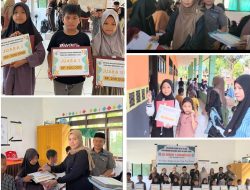 Kades Horongkuli Bagikan Uang Tunai Kepada Siswa TK dan SD Berprestasi Hingga Rp500.000-,