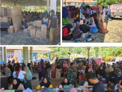 Pemda Kolaka Melalui Dinas Perindag Gelar Pasar Murah di Kecamatan Toari