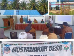 Pemdes Toari Musdes Penghapusan Aset Untuk Bongkar Tower Internet Desa, Ini Alasannya