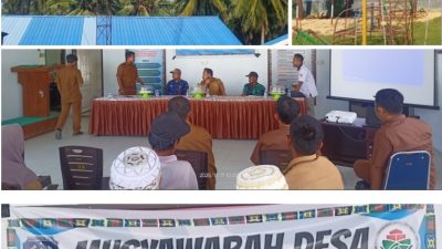 Pemdes Toari Musdes Penghapusan Aset Untuk Bongkar Tower Internet Desa, Ini Alasannya