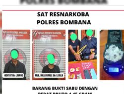 Polres Bombana Ungkap dan Tangkap Dua Pelaku di Duga Edarkan Sabu