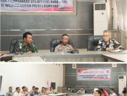 Wakapolres Bombana Pimpin Rakor Lintas Sektoral, Perkuat Sinergitas Antar Instansi Jelang Perayaan Idul Fitri